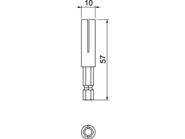 OBO Bettermann 927 BES VSW 25 A Esikuormitusbitti 5 kpl