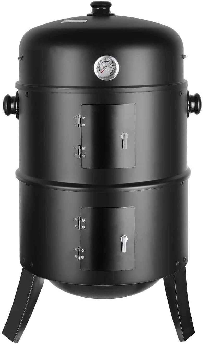 Goose Lyne® | 3-i-1 multifunktionell kolgrillmometer med krokar, 3 grillar