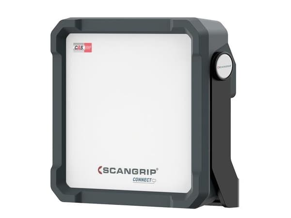 Scangrip Vega 2 Connect - LED-projektori 2000 lumenin ja 18V-akkujen kanssa