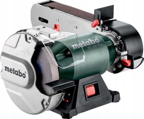 Metabo BS 200 Plus - Bänkkvarn/bandslipmaskin - 600 W - 2.7 N·m - 200 x 25 mm wheel