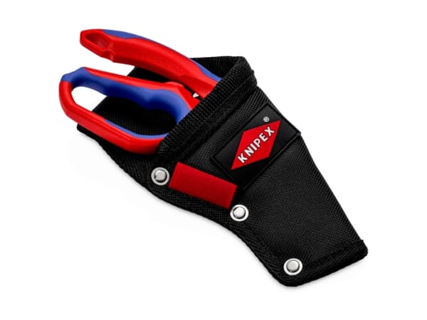 Knipex 00 19 75 LE, Skrutrekkerholder, Tang, Saks, Skrutrekker, Polyester, Sort, Rød, SVHC, 40 mm