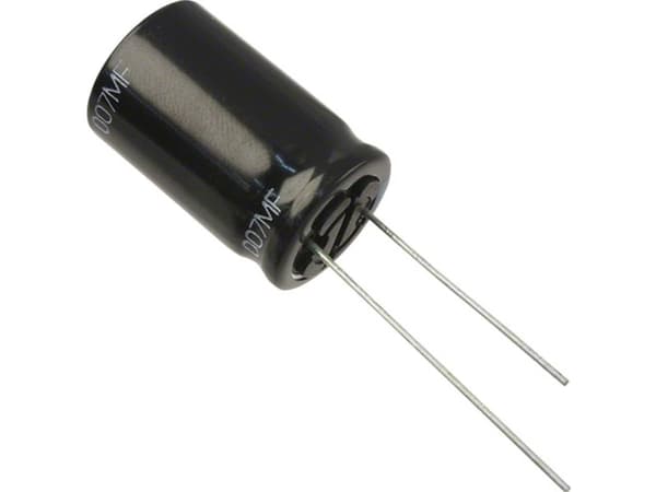 Panasonic EEUFR1H102B, Fast kondensator, Aluminium, Volum, Sylindriske, Sort, Sølv, DC