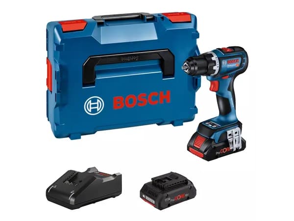 Bosch BORE-/SCREW MACHINE GSR 18V-90C 2X4PC LB - SOLO