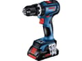 Miniatyrbilde 4 av 5: Bosch GSB 18V-90 C, Slagtrekker, Pistolhåndtak, 1/2", Sort, Blå, 2100 RPM, 630 RPM