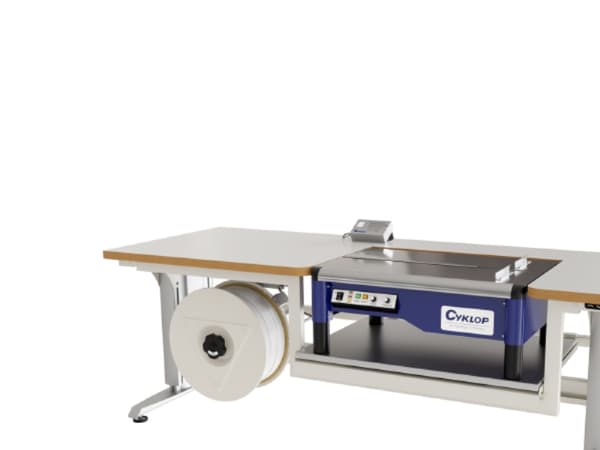Bord 400 med vikt och packtejp, 2000x800mm 32 mm grå laminatbordsskiva