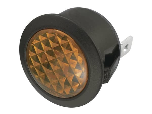 Standard signallampe med pære Amber 1588047 TRU COMPONENTS 1 stk