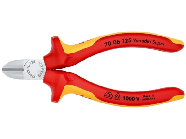 KNIPEX - Diagonalskjæretang - isolert - 125 mm