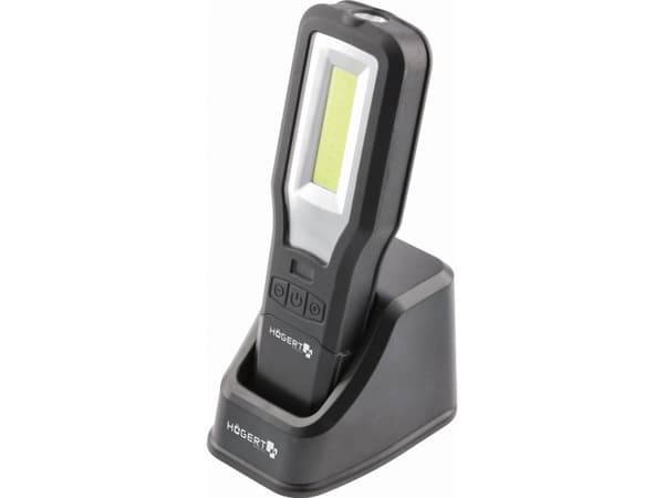 Högert Technik Työpajavalaisin LED-kannalla USB