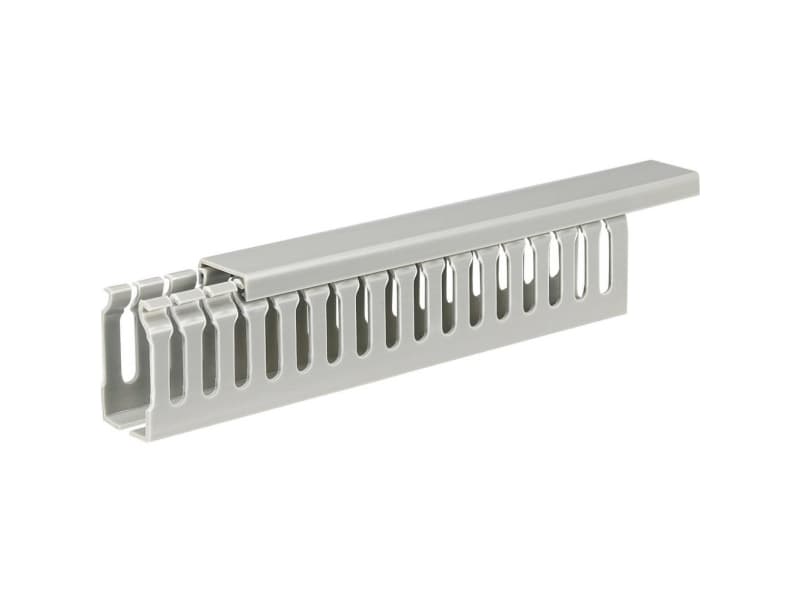 Sygonix SY-5045596 Fortrådningskanal (L x B x H) 2000 x 25 x 45 mm 1 stk Grå