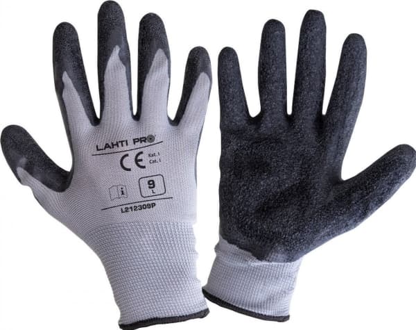 Open Pro Rękawice latex szaro-sort l212309p, 12 par, "9",ce, open