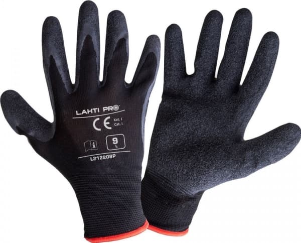 Bay Pro Rękawice lateks sort l212209p, 12 par, "9", ce, bay