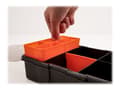 Miniatyrbilde 4 av 5: Delock - Verktøykasse - 11 rom - plastikk - svart, oransje