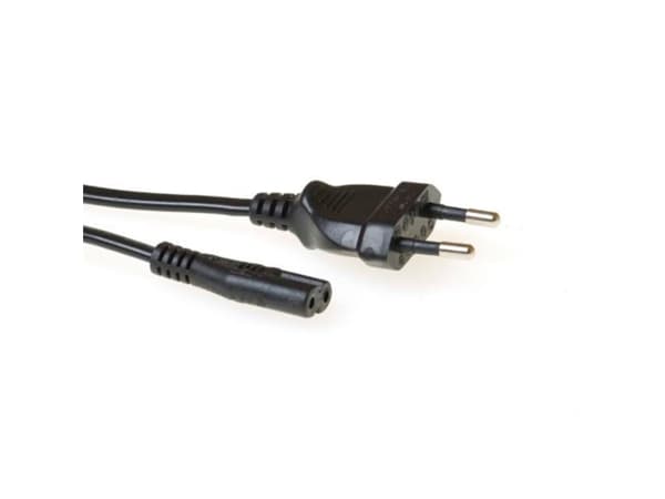 ACT AK5418 Stromkabel Schwarz 2 m CEE7/16 C7-Koppler (AK5418)