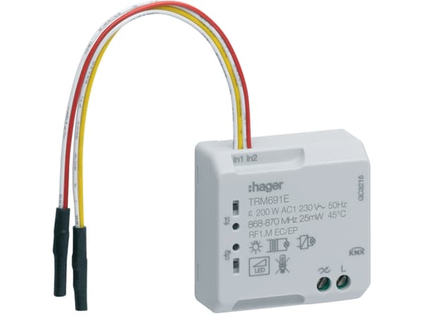 Hager TRM691E, -15 - 45 °C, 38 mm, 1 kpl