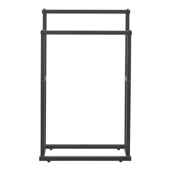 Handduksställ Omalo 78x48x24 cm stål svart [en.casa]