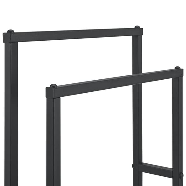 Handduksställ Omalo 78x48x24 cm stål svart [en.casa]