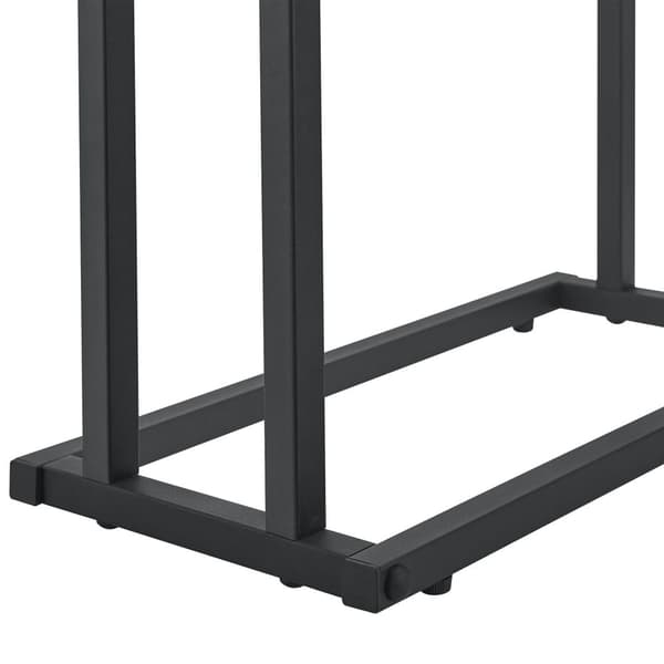Handduksställ Omalo 78x48x24 cm stål svart [en.casa]
