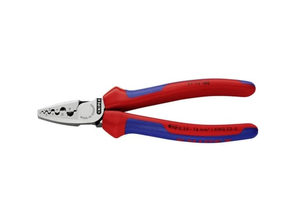 Knipex 97 72 180 Krympetang Kabelsko 0.25 til 16 mm²