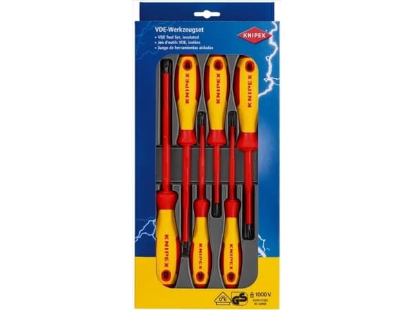 Knipex VDE ruuvimeisselisarja 6 kpl Phillips-ruuvimeisseli