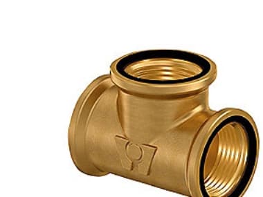 Uponor Wipex T-stk 1 - messing muffe t/PEXrør