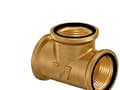 Miniatyrbilde 1 av 3: Uponor Wipex T-stk 1 - messing muffe t/PEXrør