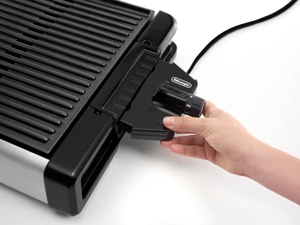 De’Longhi BG 400, 1800 W, Barbecue, Elektrisk, Tabletop, Sort, Rektangulær