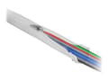 Miniatyrbild 2 av 5: Delock - Flätad ärm - 30 mm diameter with zip fastener - 3 m - vit