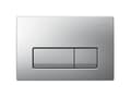 Miniatyrbilde 2 av 2: Geberit bejt.plade Delta50 - 246x164x26mm tryktaste mat krom