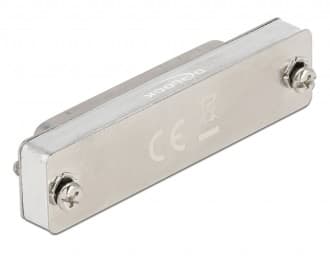 Delock - Loopback-kontakt - DB-25 (hona) skruvbar - EIA-232/422/485 - silver