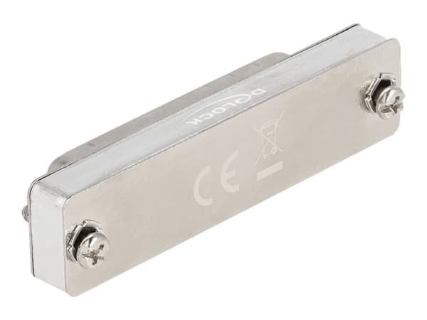 Delock - Loopback-kontakt - DB-25 (hona) skruvbar - EIA-232/422/485 - silver