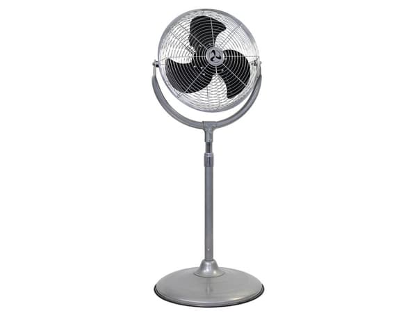 CasaFan SPEED2STAND, Husholdningsvifte, Sølv, Gulv, Aluminium, Kromfarget, Metall, 1305 RPM, 40 cm