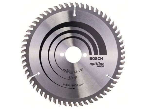 Bosch OPTILINE RUND RING Ø190X2,6X30MM 60T