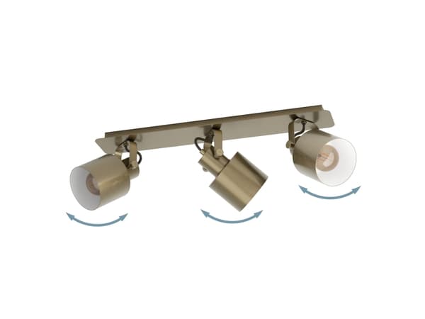 EGLO SOUTHERY SPOTLIGHT 3L E27 KREM GULL/HVIT