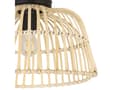 Miniatyrbilde 4 av 5: EGLO Glyneath, 1 ampuller, E27, IP20, Sort, Naturlig, Tre
