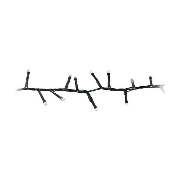 Lysande LED-krans i vit färg för festdekoration - Energisnål och stämningsfull belysning för alla tillfällen.