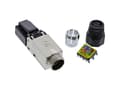 Pikkukuva 3 / 5: InLine 76204B, RJ-45, Musta, Ruostumaton teräs, Uros, Suora, Metalli, Cat6a
