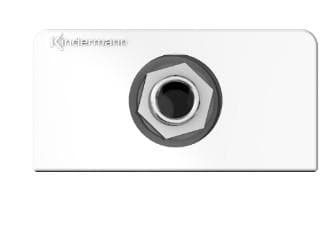 Kindermann 7456000417, 6.35mm, 1 moduuli(a), Harmaa, Valkoinen Harmaa, Valkoinen