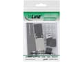 Miniatyrbild 5 av 5: InLine 76204C, RJ-45, Silver, Hankoppling, Rak, Metall, Plast, Cat8.1
