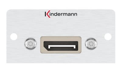Kindermann 7444000583, DisplayPort, 1 modul(er), Aluminium, Aluminium, 50 mm, 3 cm Gjuten aluminium