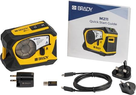 Brady M211 Portable printer er en unik printer uden tastatur