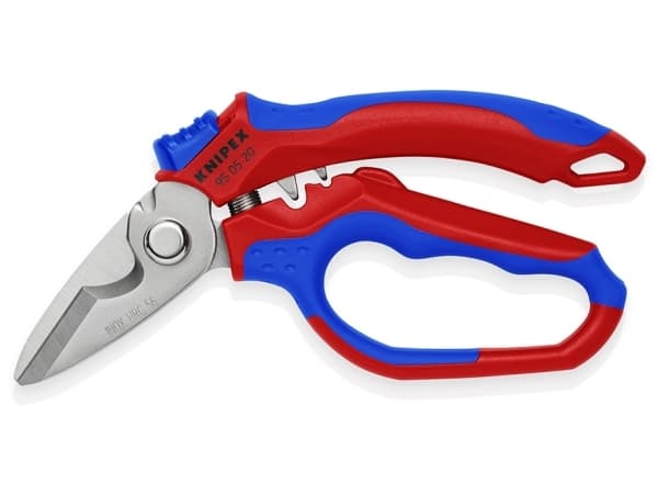 Knipex 95 05 20 SB, Ruostumaton teräs, Muovi, Sininen, Punainen, 80 mm, 160 mm, 30 mm