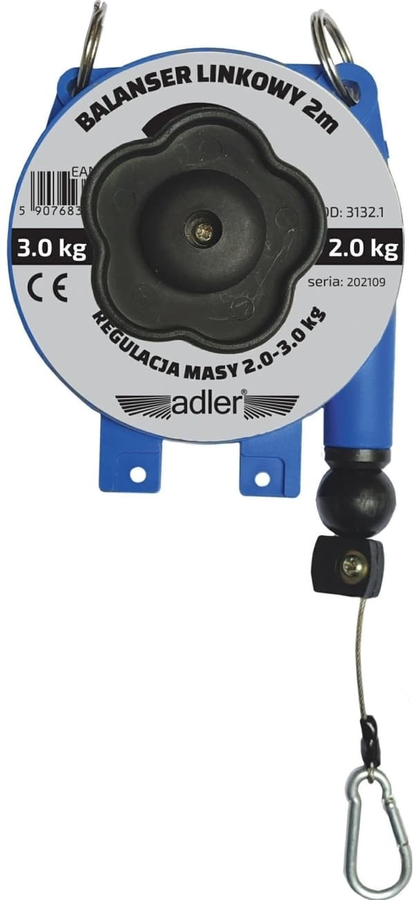 ADLER LINE BALANCER 2m, jossa on 2-3kg massan säätöä varten