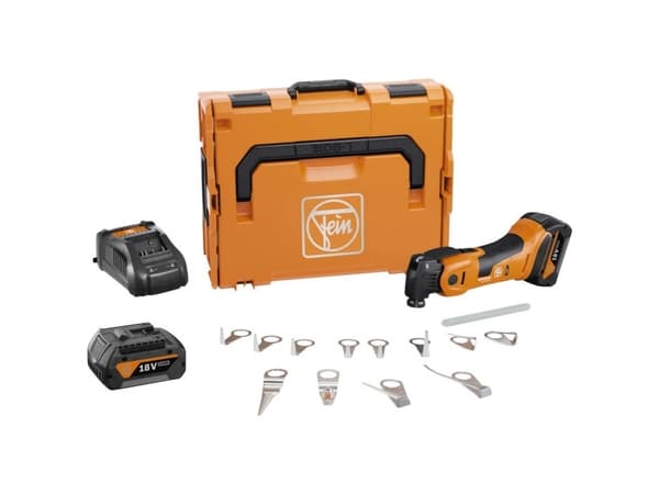 Fein Multimaster AMM 700 1.7 Q Autoglas AS 71293762000 Batteridrevet multifunktionsværktøj inkl. batteri, inkl. ekstra batteri, Inkl. oplader, inkl.