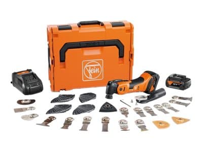 Fein Akku MULTIMASTER AMM 700 Max Top 71293661000 Batteridrevet multifunktionsværktøj inkl. batteri, inkl. ekstra batteri, Inkl. oplader, inkl. tilbe