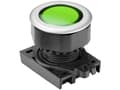 Miniatyrbild 1 av 2: TRU COMPONENTS S3PFU-P3G Tryckknapp grön (transparent) 1 st