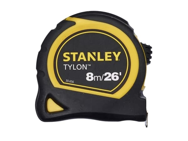 Stanley metrisk-tommers tylon som måler 8m 25mm 30-656