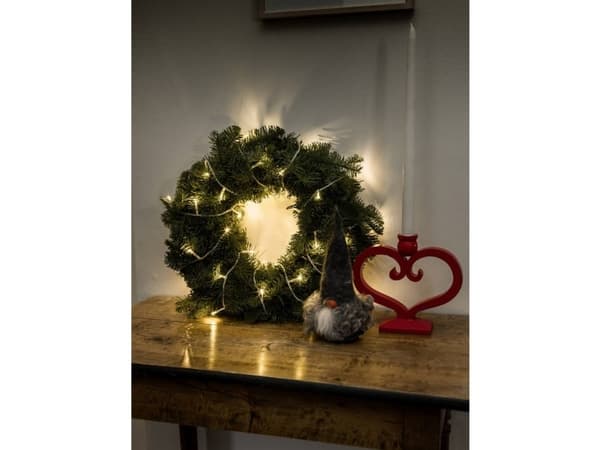 Konstsmide 6350-123 Micro ljuskedja Internt drivna LED (RGB) Varmvit Belyst Längd: 0,63 m