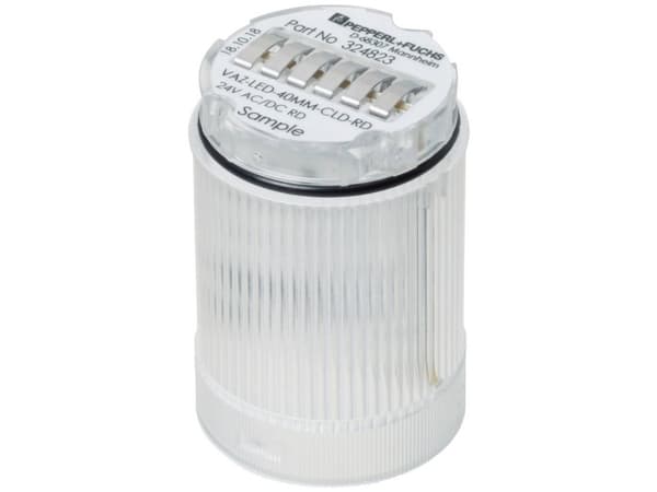 Pepperl+Fuchs Permanent lys-element VAZ-LED-40MM-CLD-BU 324827 Blå 24 V DC/AC