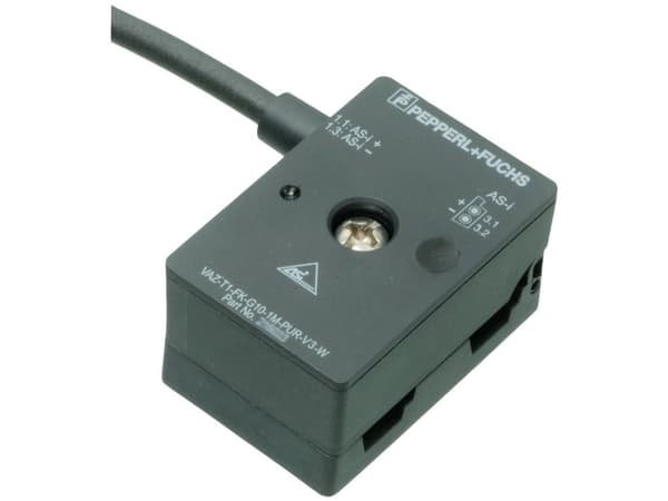 Pepperl+Fuchs VAZ-T1-FK-G10-1M-PUR-V3-G 290666 Anturi-/toimilaitekotelo passiivinen Multipolfordeler 1 kpl