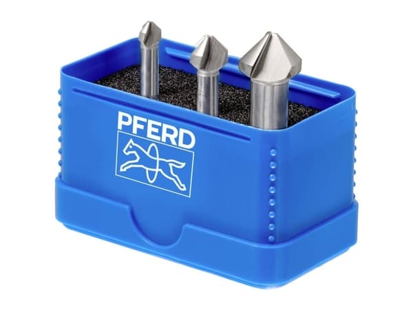 PFERD TOOLS SET UGT HSS DIN 335 C90° 3TLG 25202190 Keglesænker-sæt 3 dele HSS 1 Set